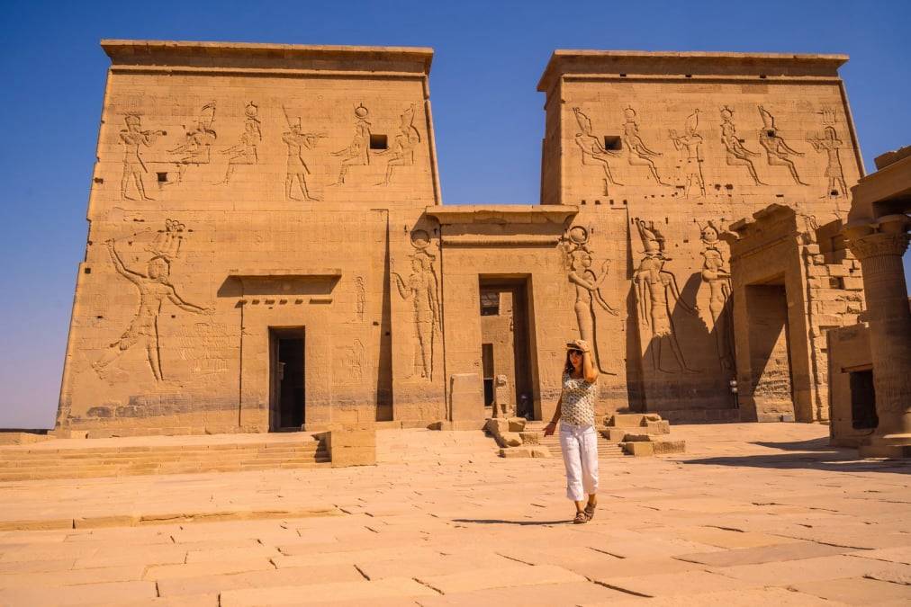 PHILAE TEMPLE IN ASWAN